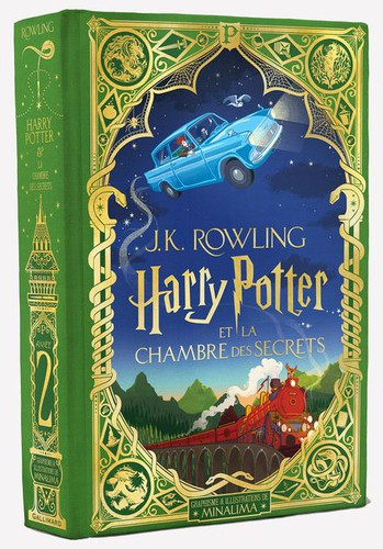 J.K. Rowling, Minalima Design: Harry Potter Et La Chambre Des Secrets (French language, 2021, Gallimard jeunesse)